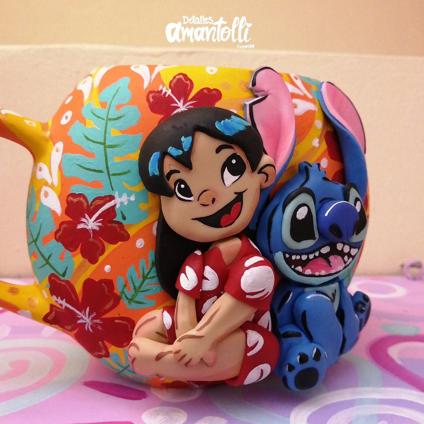 Taza Luneta Lilo y Stitch