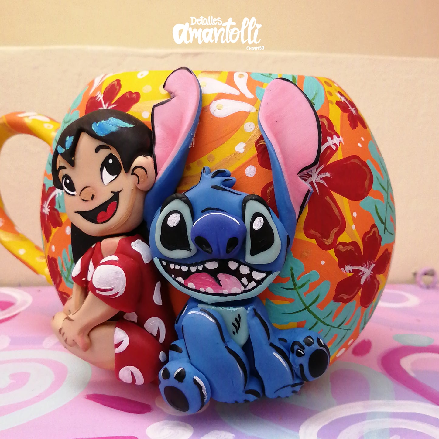 Taza Luneta Lilo y Stitch