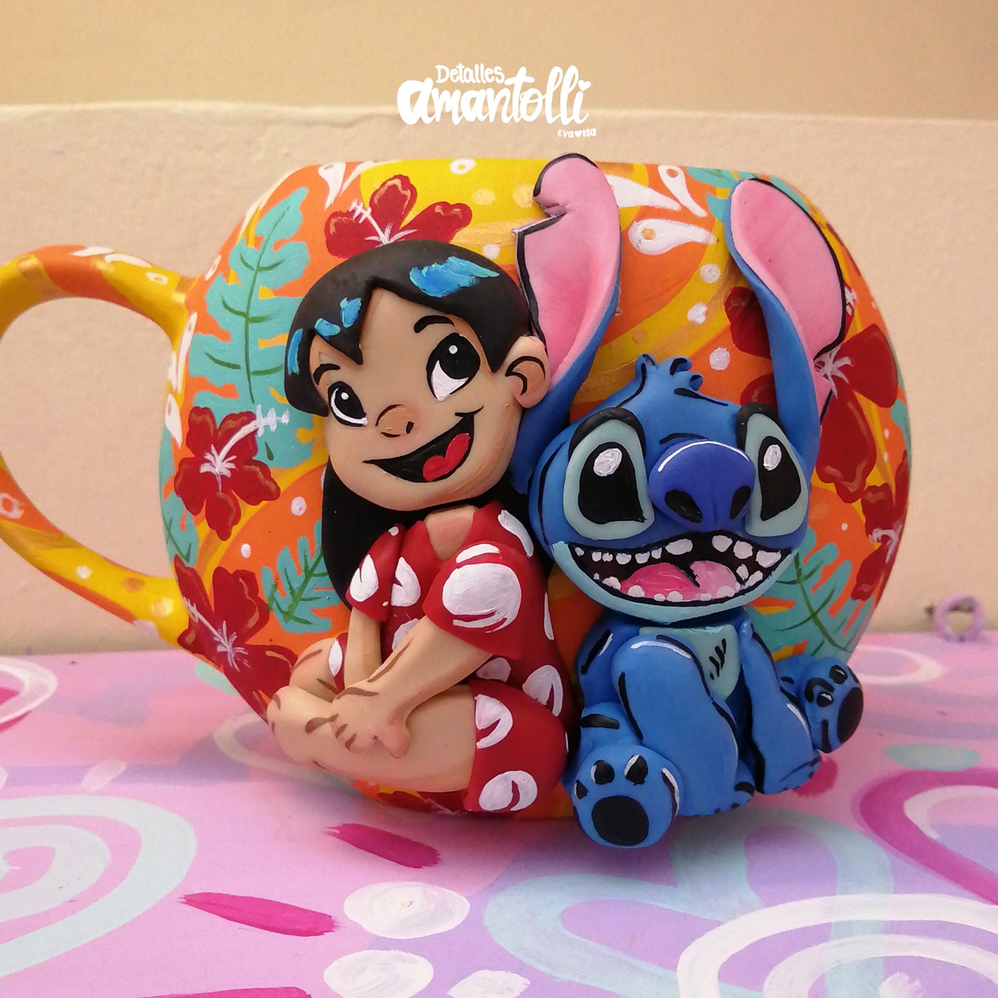 Taza Luneta Lilo y Stitch