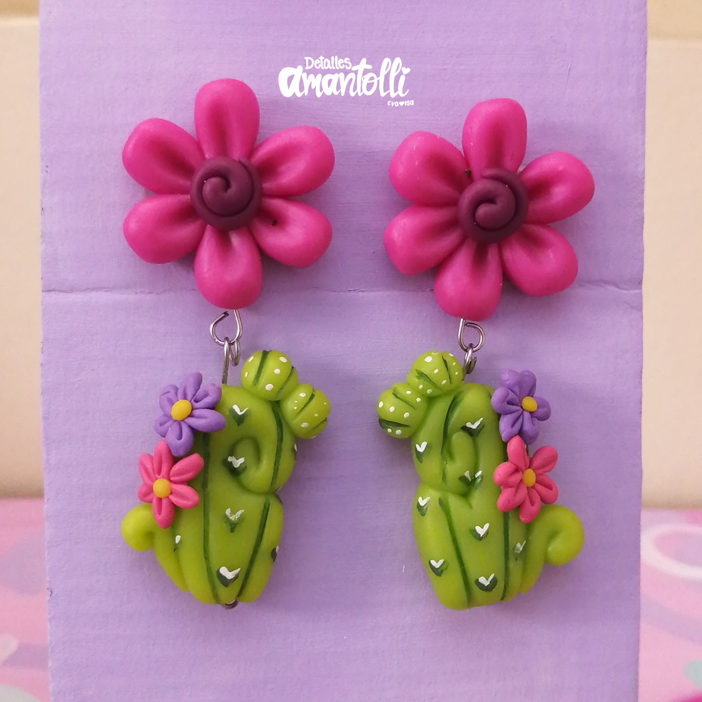 Aretes Cactus