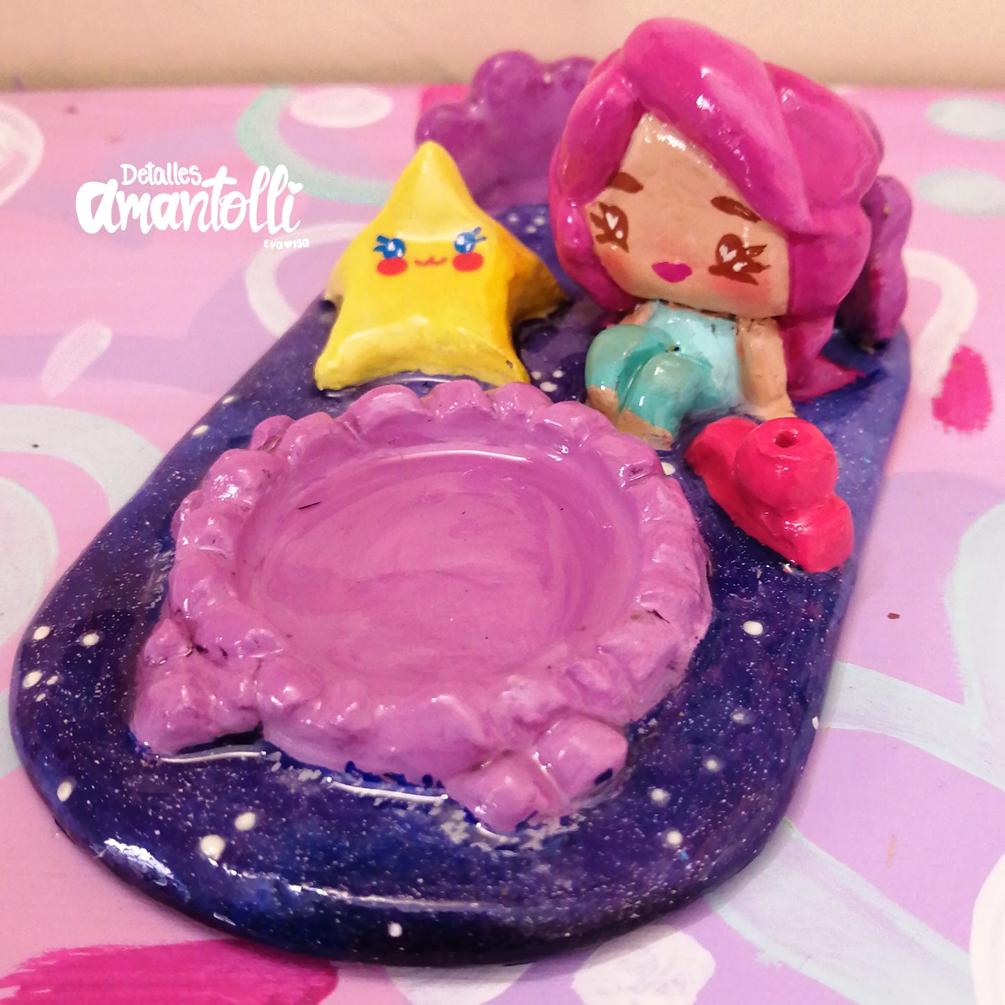 Portainciensos y porta Velas "Sueños Cósmicos"